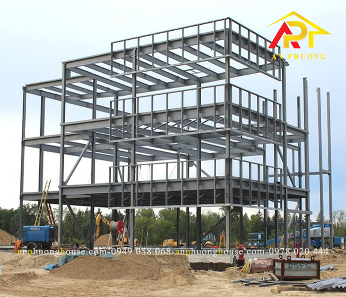 Quy trình thi công nhà xưởng khung thép Xây Dựng Cơ Khí An Phương