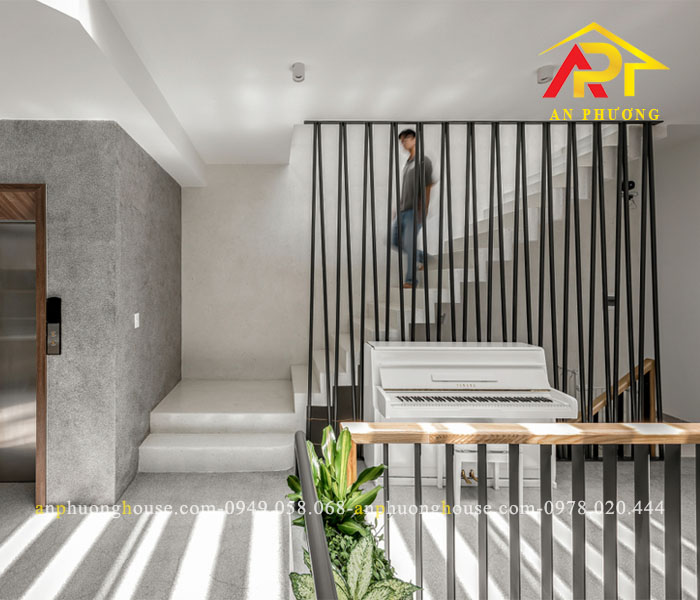 Xây Dựng Cơ Khí An Phương lắp đặt cầu thang lan can sắt uy tín tại Bình Dương