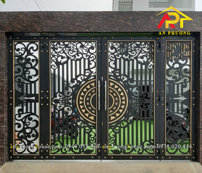 Xây Dựng Cơ Khí An Phương: Đơn Vị Thi Công Cửa Cổng Mỹ Nghệ 4 Cánh Uy Tín, Chất Lượng Tại Bình Dương