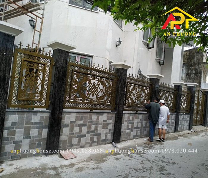Các kiểu mẫu hàng rào sắt mỹ nghệ Bình Dương thịnh hành