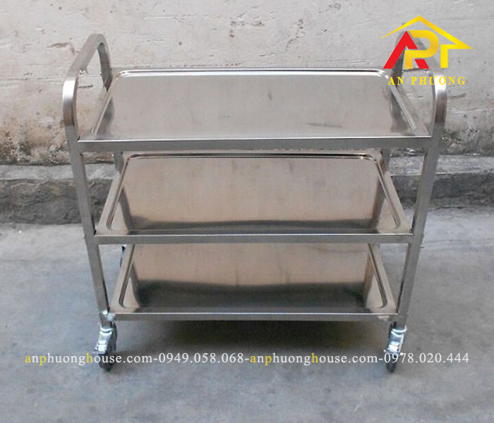 Quy trình sản xuất kệ đẩy hàng inox