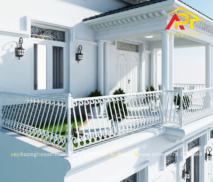Những vị trí ứng dụng lan can sắt mỹ nghệ