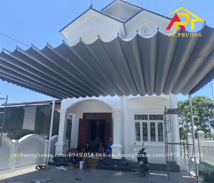 Ứng dụng đa dạng của mái bạt xếp