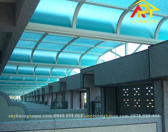 Lắp đặt mái nhựa Poly Bình Dương - Giá tốt, thẩm mỹ cao