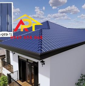 Mẫu nhà mái ngói xanh đẹp nhất MNX03