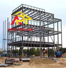 KẾT CẤU KHUNG THÉP NHÀ PHỐ M03