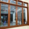 CỬA 4 CÁNH VÂN GỖ - HỆ BẢN LỚN AP8