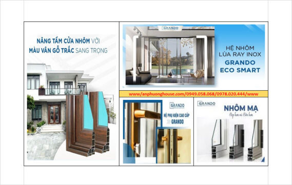 GRANDO - HỆ CỬA NHÔM XU HƯỚNG MỚI 2
