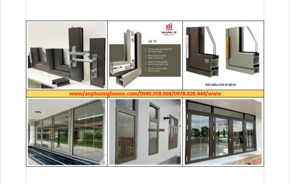 MAXPRO - HỆ CỬA MỞ QUAY, MỞ HẤT