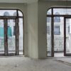 CỬA ĐI 4 CÁNH MÀU XÁM - VÒM GÓC X05