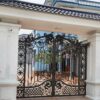 CỬA CỔNG MỸ NGHỆ 4 CÁNH LỆCH M02