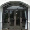 CỬA ĐI 4 CÁNH MÀU XÁM - KIỂU VÒM X04